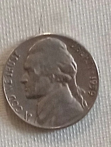 1959年ダブルDミントマークニッケル、ダブルモンティセロ付き(3)