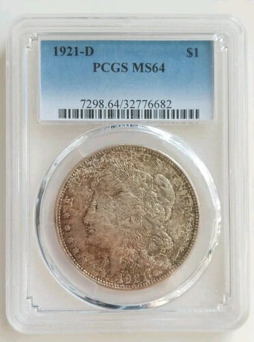 1921-D PCGS MS 64 モルガン銀貨