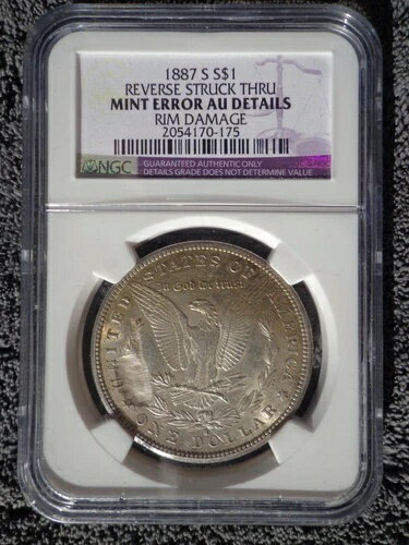 1887-S 1ドル モルガン銀貨 NGC ミント