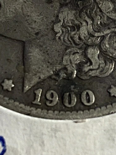 1900年 O モーガン シルバードル、非常に人気のある「O」ミントマーク付き