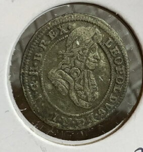 1699年 オーストリア=ハンガリー帝国 レオポルド1世 1クロイツァー銀貨