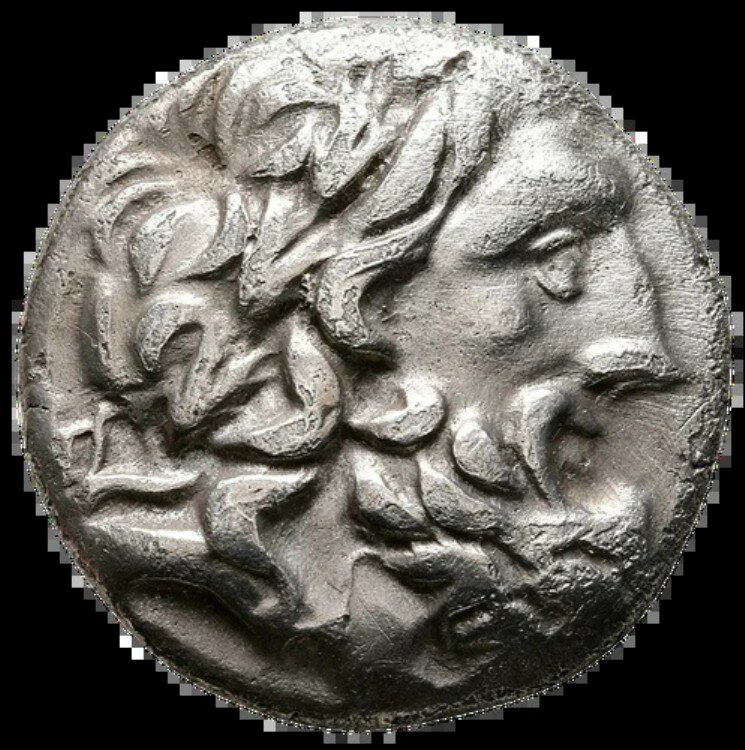 テッサリア同盟 紀元前2世紀〜1世紀 AR ダブル・ヴィクトリアトゥス（古代 Ch VF-NGC）