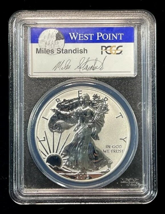 2013-W リバースプルーフ PR70 シルバーイーグル PCGS マイルズ・スタンディッシュ サイン入り | ローポップ