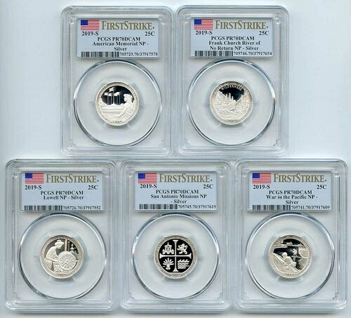 2019 S シルバークォーターセット 5枚