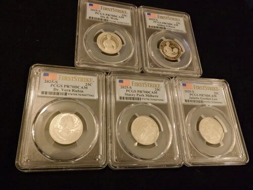 2025-S 25 C 5枚入りクォーターコイン