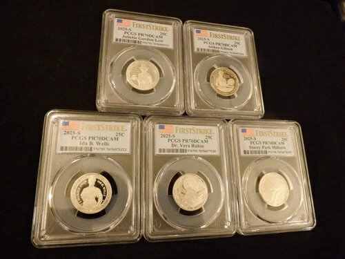2025-S 25 C 5枚入りクォーターコイン