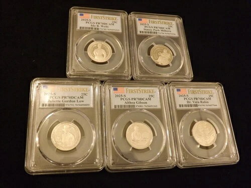 2025-S 25 C 5枚入りクォーターコイン