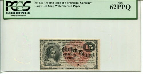 FR 1267 15セント第4発行分数62新