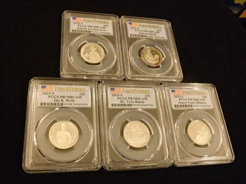 2025-S 25 C 5枚入りクォーターコイン