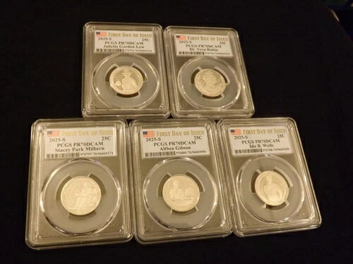 2025-S 25 C 5枚入りクォーターコイン