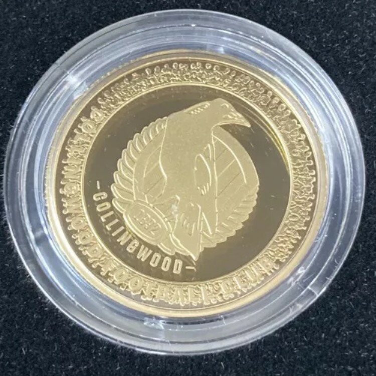 2023年 1ドル AFL コリングウッド マグパイズ プルーフコイン ロイヤルオーストラリアンミント発行 500枚限定