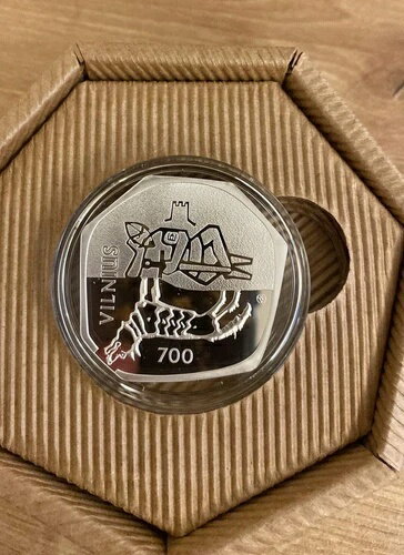 2023 リトアニア 10 ユーロ硬貨 ----- ビリニュス - 700 -----(3)