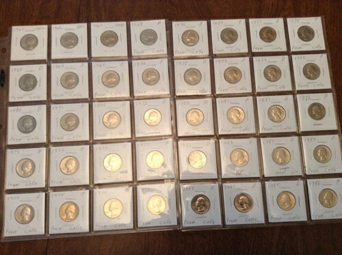 1965-1998 1999-2009 2010-2023 ワシントン クォーター P&D コンプリート 未使用セット