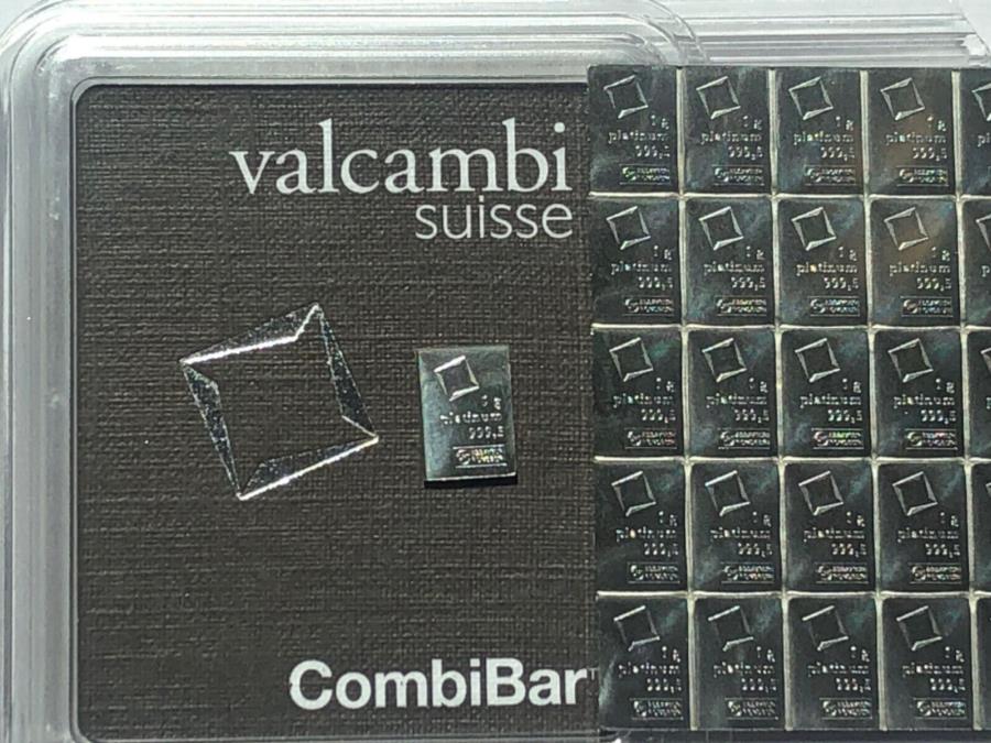 yɔi/iۏ؏tz AeB[NRC _RC [] 1Ov`io[9995t@CoJrXCXuIRo 1 GRAM PLATINUM BAR 9995 FINE VALCAMBI SUISSE BULLION Combibar