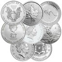 yɔi/iۏ؏tz AeB[NRC _RC [] WFlbNVo[1IXRC|_݌v|20 Generic Silver 1 oz Coin | Random Design | Lot of 20