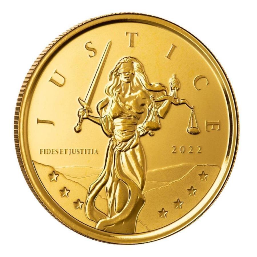 【極美品/品質保証書付】 アンティークコイン モダンコイン 送料無料 2022 1オンスゴールドコイン-Gibraltar Lady Justice .9999 Gold Legal Tender Coin＃A539 2022 1 oz Gold Coin - Gibraltar Lady Justice .9999 Gold Legal Tender Coin A539