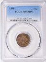 【極美品/品質保証書付】 アンティークコイン モダンコイン [送料無料] 1898 P Small Cents Indian Head PCGS MS-64 Bn 1898 P Small Cents Indian Head PCGS MS-64 BN