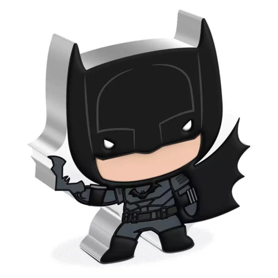 yɔi/iۏ؏tz AeB[NRC _RC [] 2022 Niue Batman Chibi 1oz Silver Colored Proof Coin 2022 Niue Batman Chibi 1oz Silver Colored Proof Coin