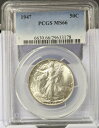 1947 p半ドル自由を歩くPCGS MS-66 1947 P Half Dollars Liberty Walking PCGS MS-66(3)