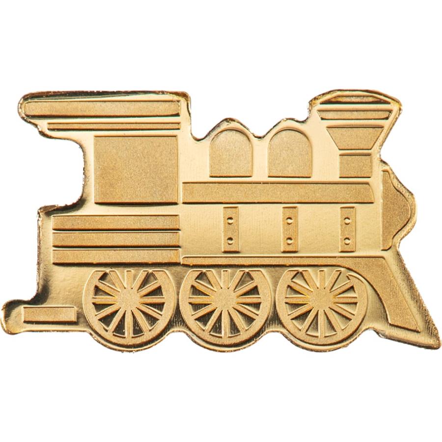 ڶ/ʼݾڽա ƥ 󥳥 [̵] 2023ѥ饪ǥȥ쥤0.5gζߡ֤η 2023 Palau Golden Train 0.5g Gold Coin (Shape of a Train)