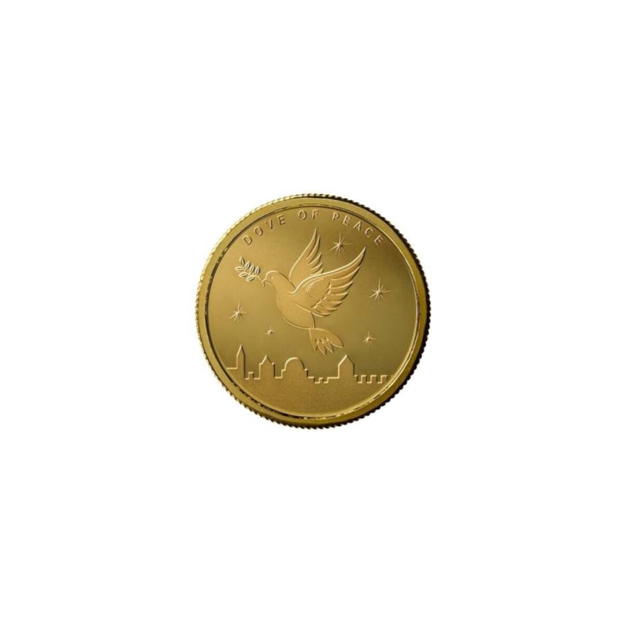 yɔi/iۏ؏tz AeB[NRC _RC [] n~gS[h - aRC2022 1/25IX̔ The Holy Land Mint GOLD - Dove of Peace Coin 2022 1/25 oz