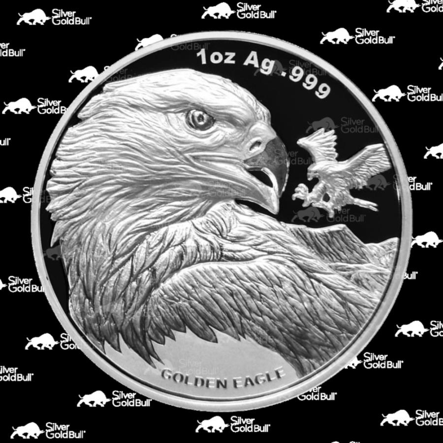  アンティークコイン モダンコイン  1オンス2023ゴールデンイーグルシルバーコイン|サモア 1 oz 2023 Golden Eagle Silver Coin | Samoa