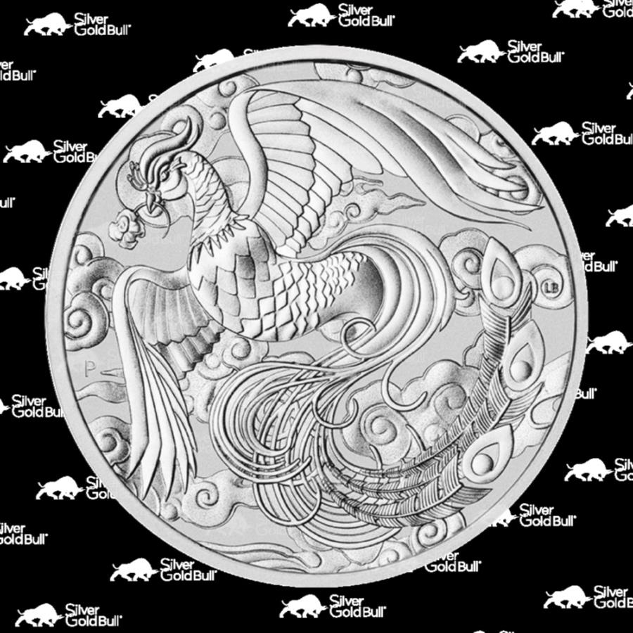  アンティークコイン モダンコイン  1 OZ 2022中国の神話と伝説：フェニックスシルバーコイン|パースミント 1 oz 2022 Chinese Myths and Legends: The Phoenix Silver Coin | Perth Mint