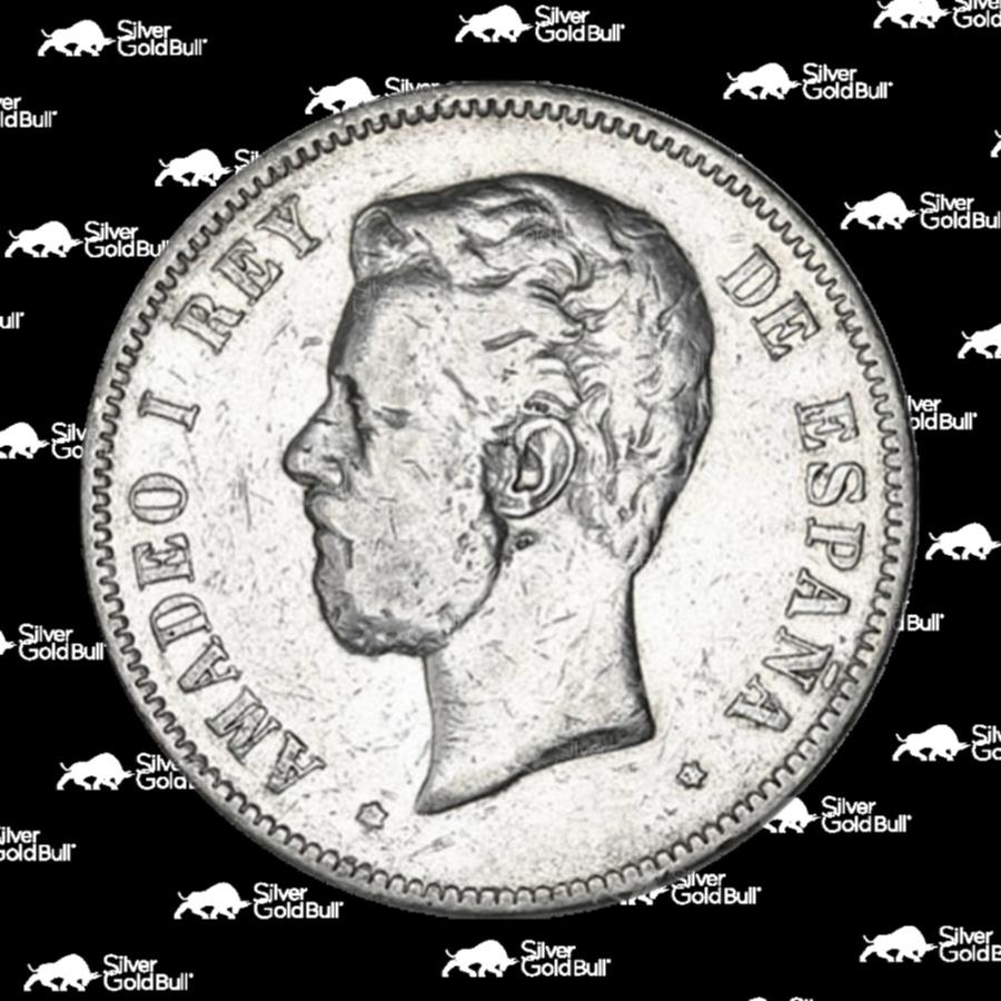 ڶ/ʼݾڽա ƥ 󥳥 [̵] 5ǯܤΥڥڥ󥷥С Random Year 5 Pesetas Spanish Silver Coin