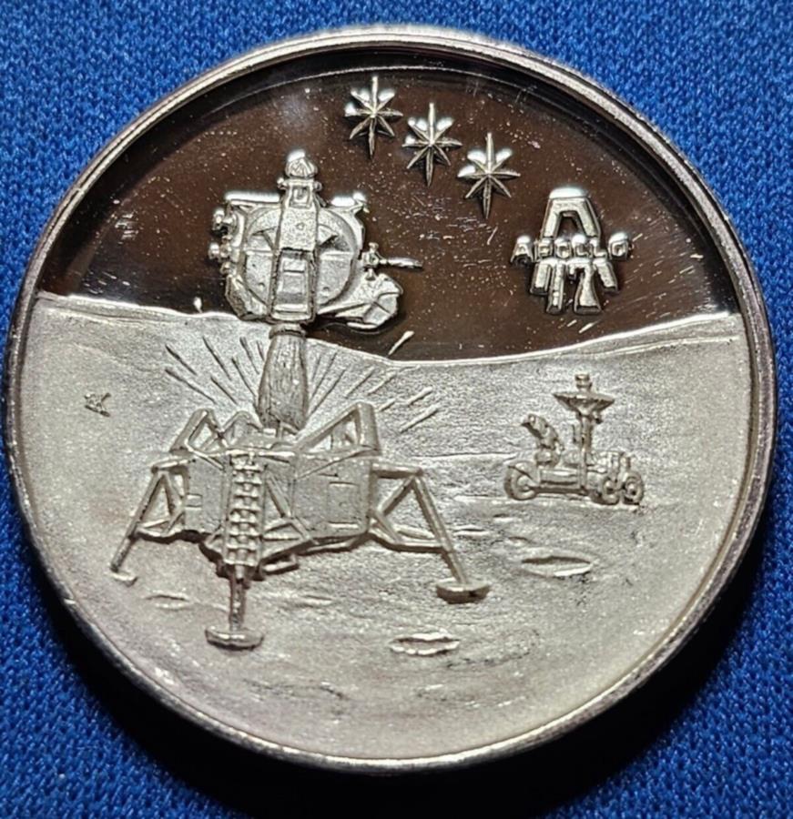 ڶ/ʼݾڽա ƥ 󥳥 [̵] Apollo XVII .999ե󥷥С롣ץ롼ջž夲 20.8٤ APOLLO XVII .999 Fine SILVER MEDAL. Proof Finish. 20.8 Grams Fine Silver