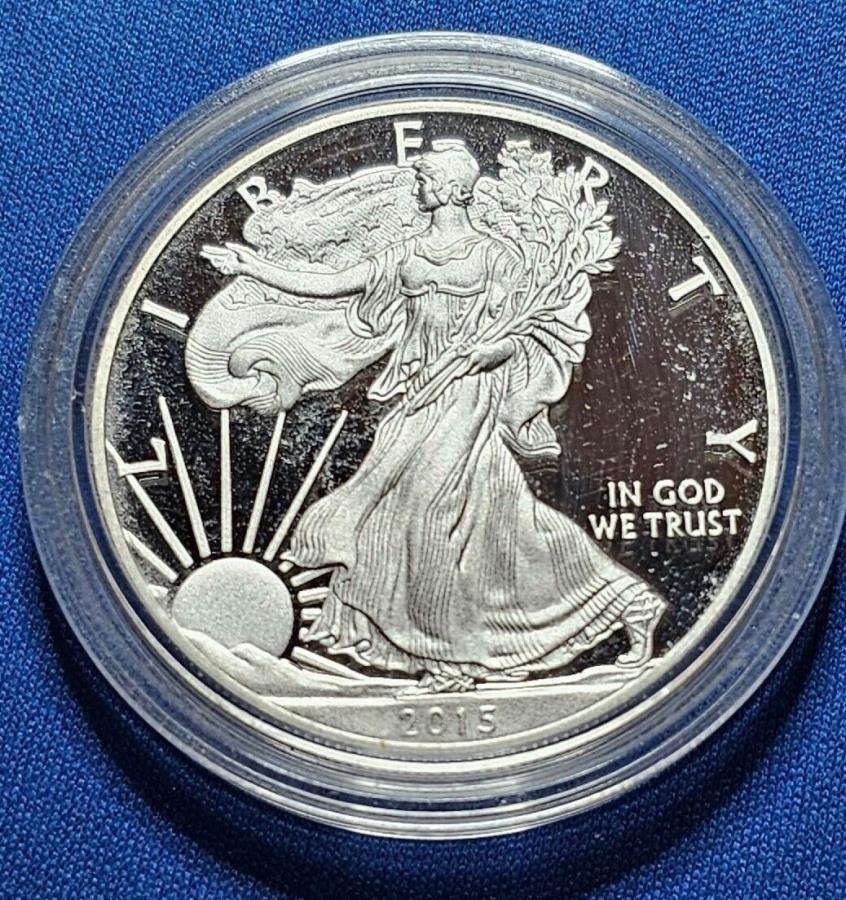 ڶ/ʼݾڽա ƥ 󥳥 [̵] 2015ǯΥץ롼եСܥåCOA⤢ޤ 2015 PROOF SILVER EAGLE WITH NO BOX OR COA