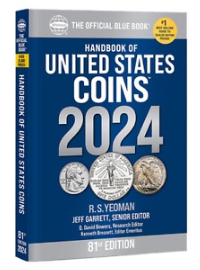  アンティークコイン モダンコイン  2024公式ブルーブック：米国コインハンドブック81st版 2024 The Official Blue Book: Handbook of United States Coins 81st Edition