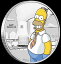 ڶ/ʼݾڽա ƥ 󥳥 [̵] 2020ǯΥۡޡץ󥫥顼1/2Ⱦɥ륷С.9999ɥ륳 IN STOCK 2020 Homer Simpson COLORED 1/2oz Half Dollar Silver .9999 Dollar Coin