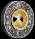 【極美品/品質保証書付】 アンティークコイン モダンコイン [送料無料] 2021砂時計2オンス.9999 $ 2シルバーアンティークコイン 2021 Hourglass 2oz .9999 $2 Silver Antiqued Coin