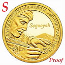  アンティークコイン モダンコイン  2017年のSequoyah Dollar Gem D-Cameo Proof Coinのネイティブアメリカンの貢献 2017 S Native American contributions of Sequoyah Dollar Gem D-Cameo Proof Coin