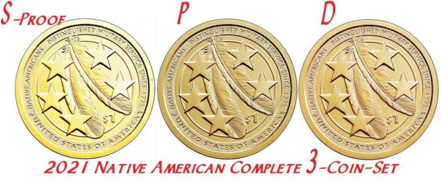 2021 S P D 3-COIN-SETƹΥͥƥ֥ꥫ󥵡ӥ$ 1ե 2021 S P D 3-Coin-Set ...