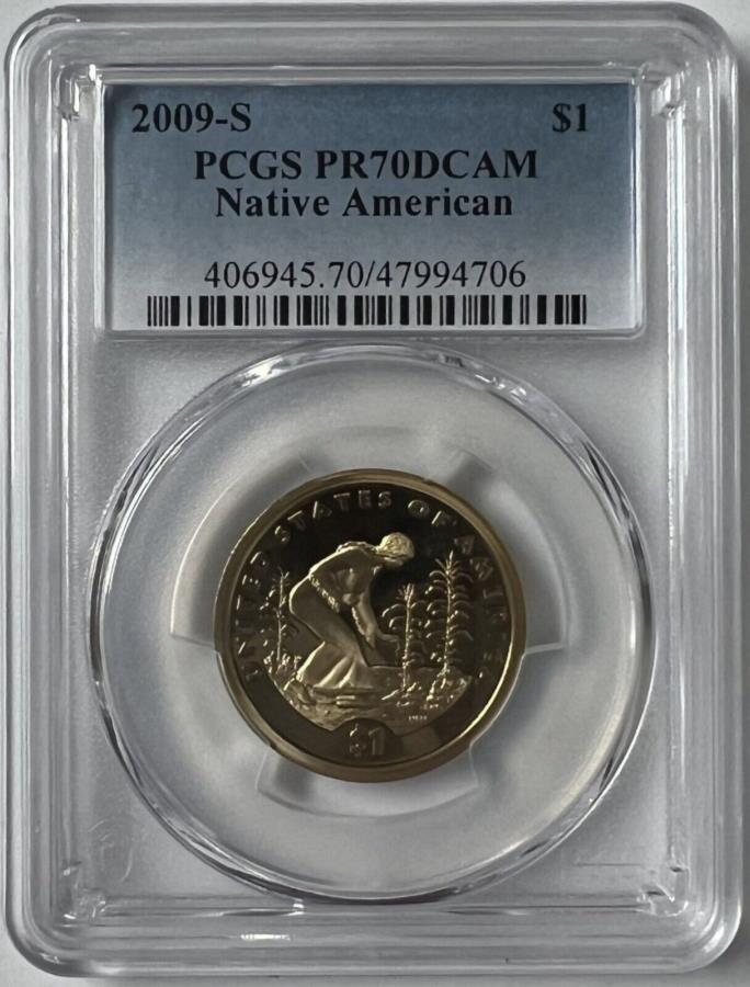 yɔi/iۏ؏tz AeB[NRC _RC [] 2009 S SACAGAWEAlCeBuAJ$ 1hPCGS PR70DCAM 2009 S Sacagawea Native American $1 Dollar PCGS PR70DCAM