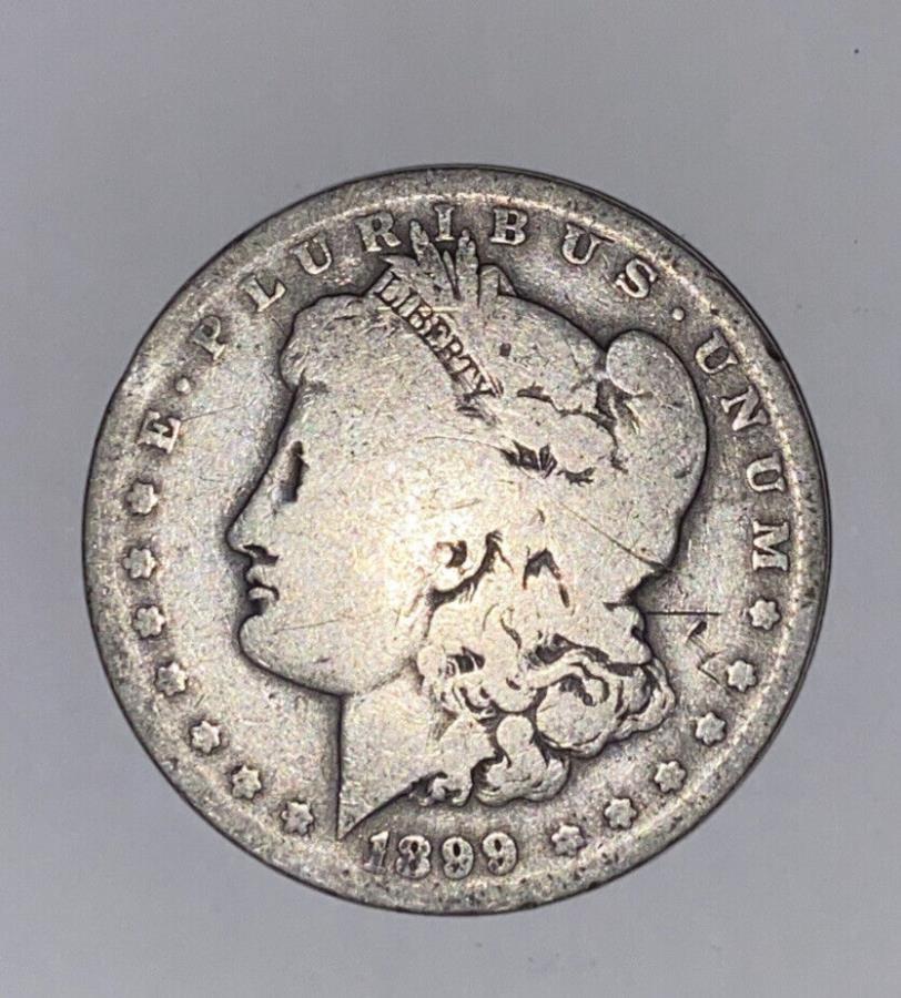  アンティークコイン モダンコイン  1899 O Morgan Silver Dollar＃214 1899 O morgan silver dollar #214