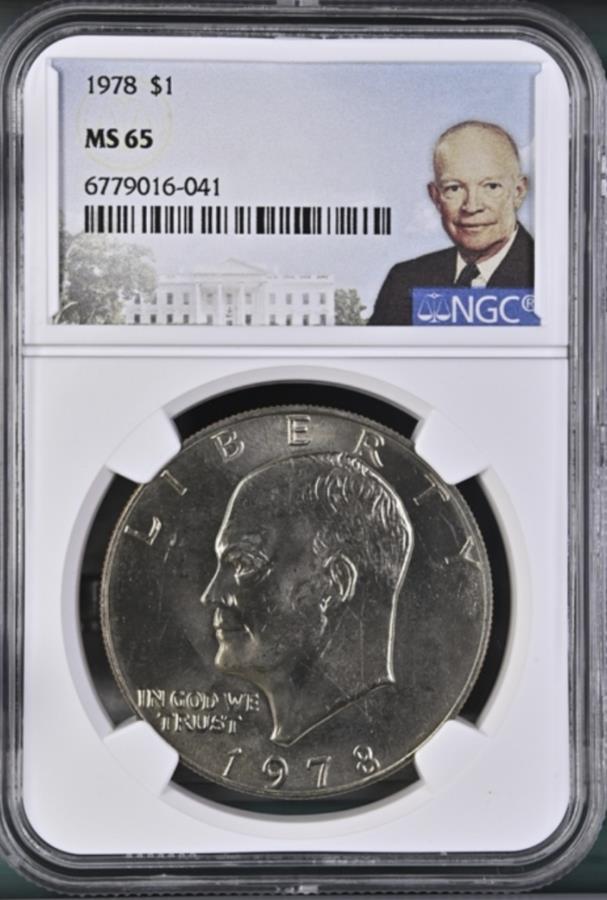 1978 P Eisenhower Dollar - NGC MS65 Eisenhower Label1978 P eisenhower Dollar -NGC MS65 Eisenhowerラベル商品について※下記内容を必ずお読みになってからお買い求め下さいますようお願い致しますこの商品の納期について弊社海外倉庫からのお取り寄せ商品となります（お客様宅お届け目安2-3週間程度）注意事項　▼商品について　　 パソコンの画像・画質により色や素材感が、実際の商品と多少異なる場合がございます。　▼キャンセル・返品について　　ご入金確認と同時に輸送手配を行っております。ご注文確定後のキャンセルは承っておりません。　また、お客様都合（程度の解釈相違を含む）によるキャンセルは原則お受け出来ません。　不具合での返品は箱などすべてが到着時の状態になるものに限らせていただきます。　　▼領収書について　　楽天会員、非会員共に、購入履歴詳細から領収書をPDFにて発行できます。　　▼発送について　　土日祝日は弊社休業日となっております。　年末年始や長期休暇の発送は配送業者も休日の為、通常よりお時間をいただきます。　　▼その他　　お気軽にお問合せ下さいませ。