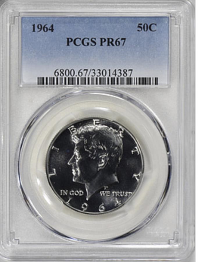 ڶ/ʼݾڽա ƥ 󥳥 [̵] 1964 Kennedy Half Dollar PCGS PR67 1964 Kennedy Half Dollar PCGS PR67