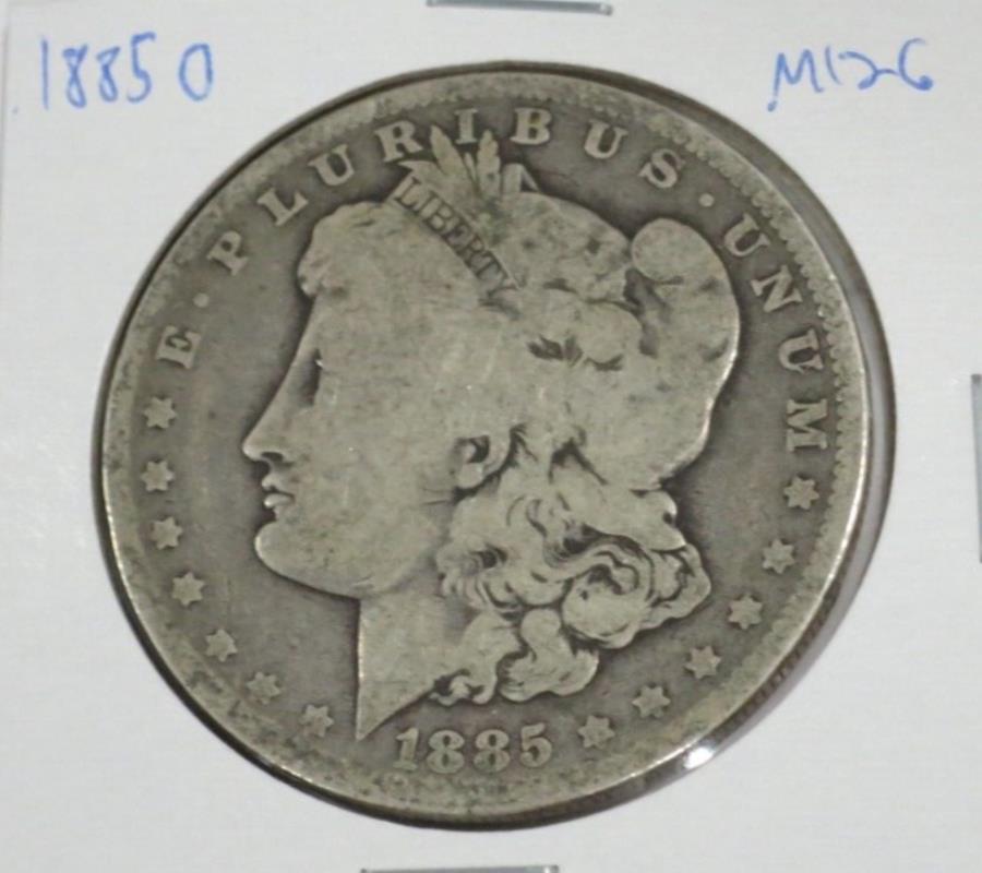 ڶ/ʼݾڽա ƥ 󥳥 [̵] 1885 O Morgan Silver Dollar M126 1885 O Morgan Silver Dollar M126