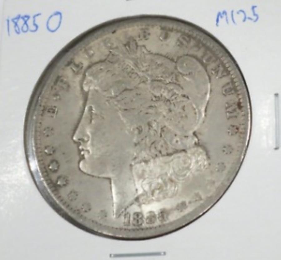 yɔi/iۏ؏tz AeB[NRC _RC [] 1885 O Morgan Silver Dollar M125 1885 O Morgan Silver Dollar M125