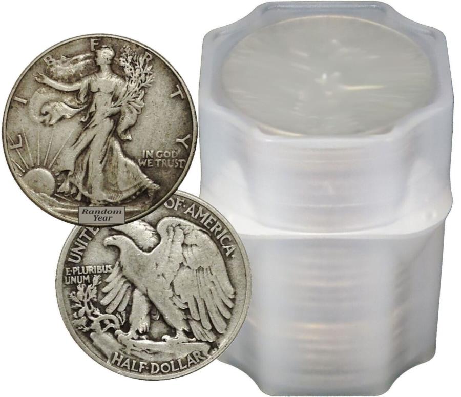ڶ/ʼݾڽա ƥ 󥳥 [̵] ߥåǡȥС󥰥Хƥϡեɥ20Υ Mixed Dates Silver Walking Liberty Half Dollars Roll of 20