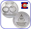 yɔi/iۏ؏tz AeB[NRC _RC [] 2022oFJvZ̃CtBjeB2IX0.9999Vo[Eh 2022 The Awakening: Infinity 2 oz 0.9999 Silver Round in capsule