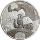 yɔi/iۏ؏tz AeB[NRC _RC [] 2021؍Chiwoo Cheonwang 10oz Silver Bu Medal 2021 South Korea Chiwoo Cheonwang 10oz Silver BU Medal