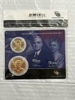【極美品/品質保証書付】 アンティークコイン モダンコイン [送料無料] ハリー・S・トルーマン大統領$ 1コインと最初の配偶者メダルセット Harry S. Truman Presidential $1 Coin & First Spouse Medal Set