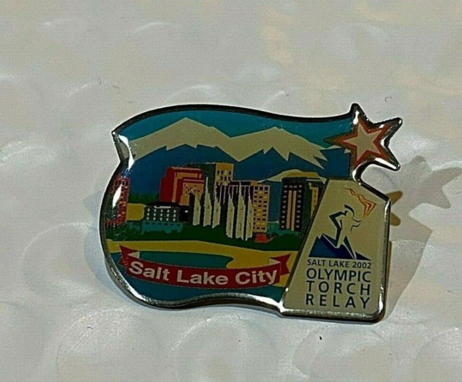 ڶ/ʼݾڽա ƥ 󥳥 [̵] ȥ쥤ƥ2002ԥåȡ졼ԥ~~ȥ쥤ƥ~~ Salt Lake City 2002 Olympic Torch Relay Pin ~~ Salt Lake City ~~