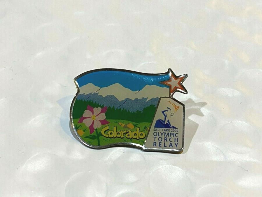 ڶ/ʼݾڽա ƥ 󥳥 [̵] ȥ쥤ƥ2002ԥåȡ졼ԥ~~~~ Salt Lake City 2002 Olympic Torch Relay Pin ~~ Colorado ~~