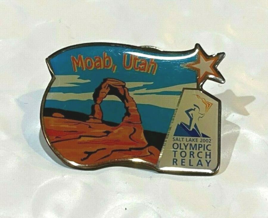 ڶ/ʼݾڽա ƥ 󥳥 [̵] ȥ쥤ƥ2002ԥåȡ졼ԥ~~⥢~~ Salt Lake City 2002 Olympic Torch Relay Pin ~~ Moab ~~