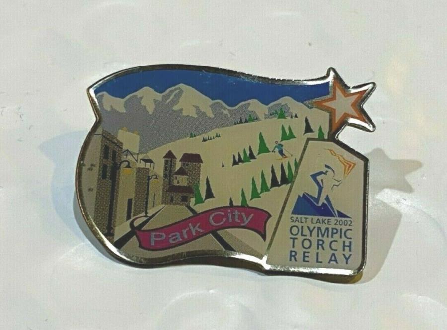 ڶ/ʼݾڽա ƥ 󥳥 [̵] ȥ쥤ƥ2002ԥåȡ졼ԥ~~~~ Salt Lake City 2002 Olympic Torch Relay Pin ~~ Park City ~~