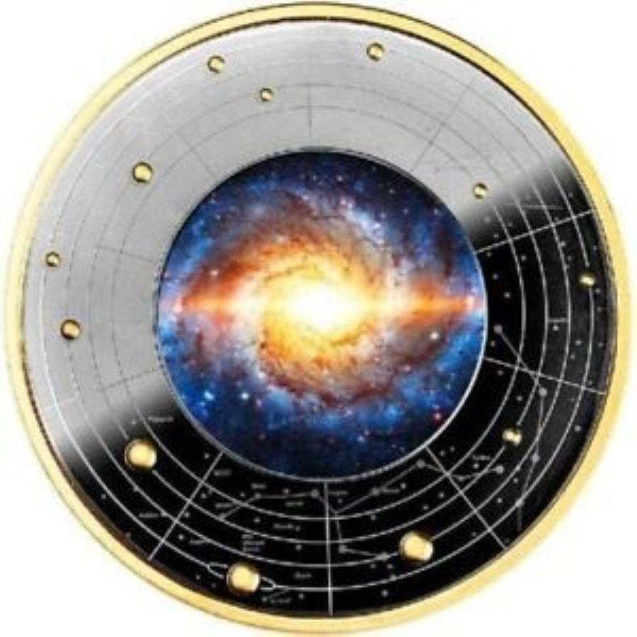 ڶ/ʼݾڽա ƥ 󥳥 [̵] 2023롼ŷϿ1/217.5 g .999С 2023 Cameroon Milky Way Galaxy Colorized 1/2 oz 17.5 g .999 Silver Coin